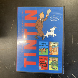 Tintin seikkailut 1 DVD (VG+/M-) -animaatio-